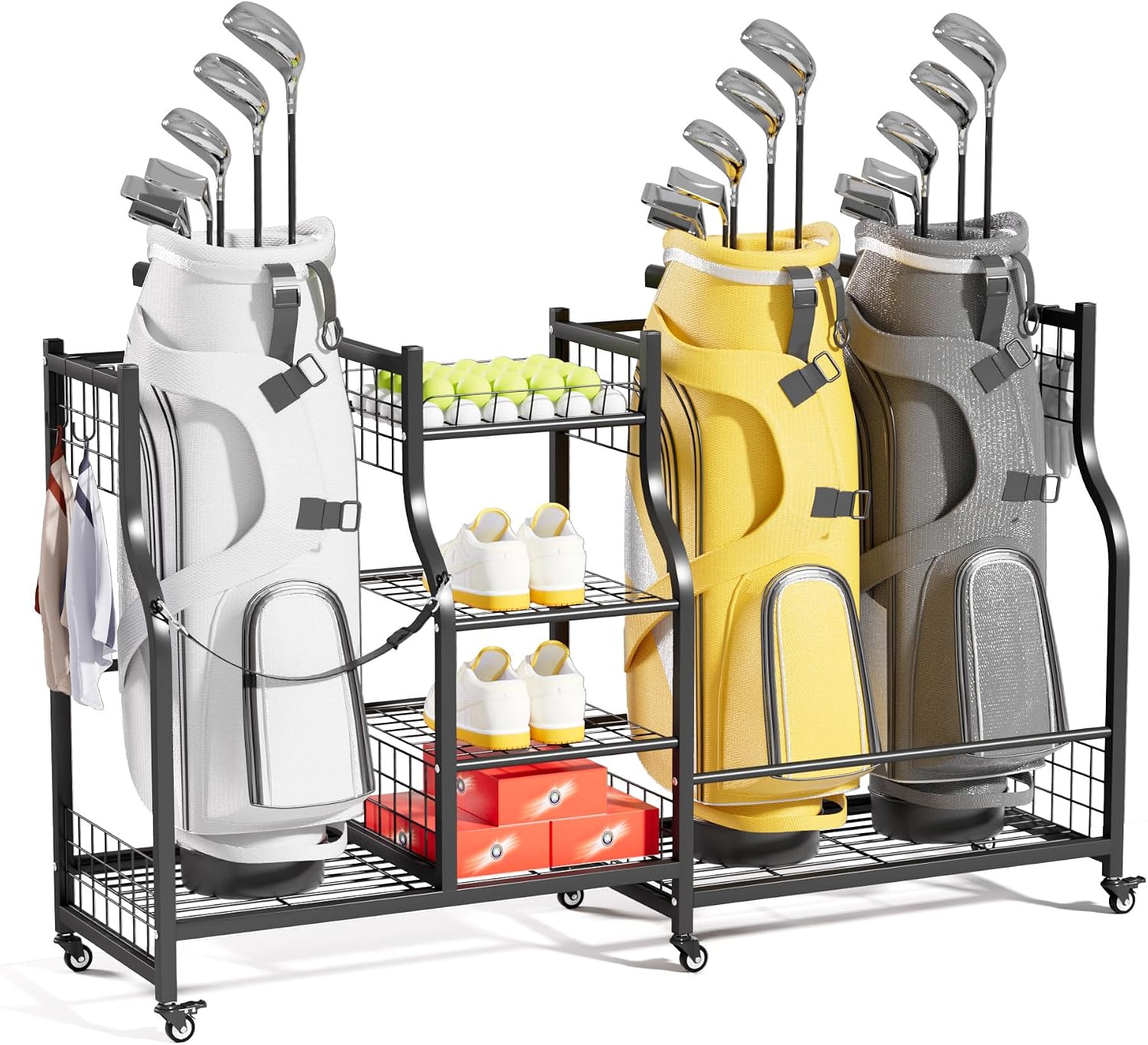 Sports Equipment Holder - Organizzatore per Sacche da Golf, Supporto