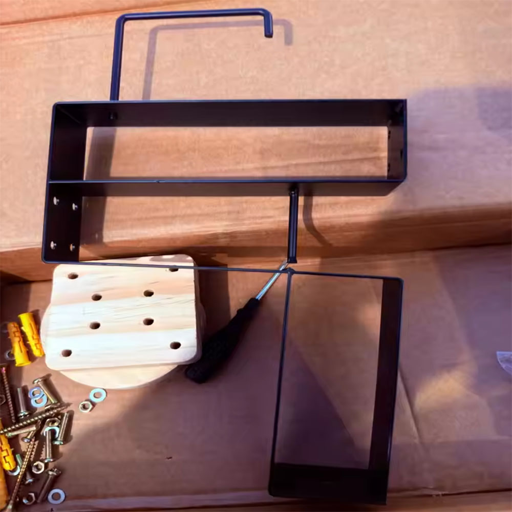 Sports Equipment Holder - Supporto da parete in legno per