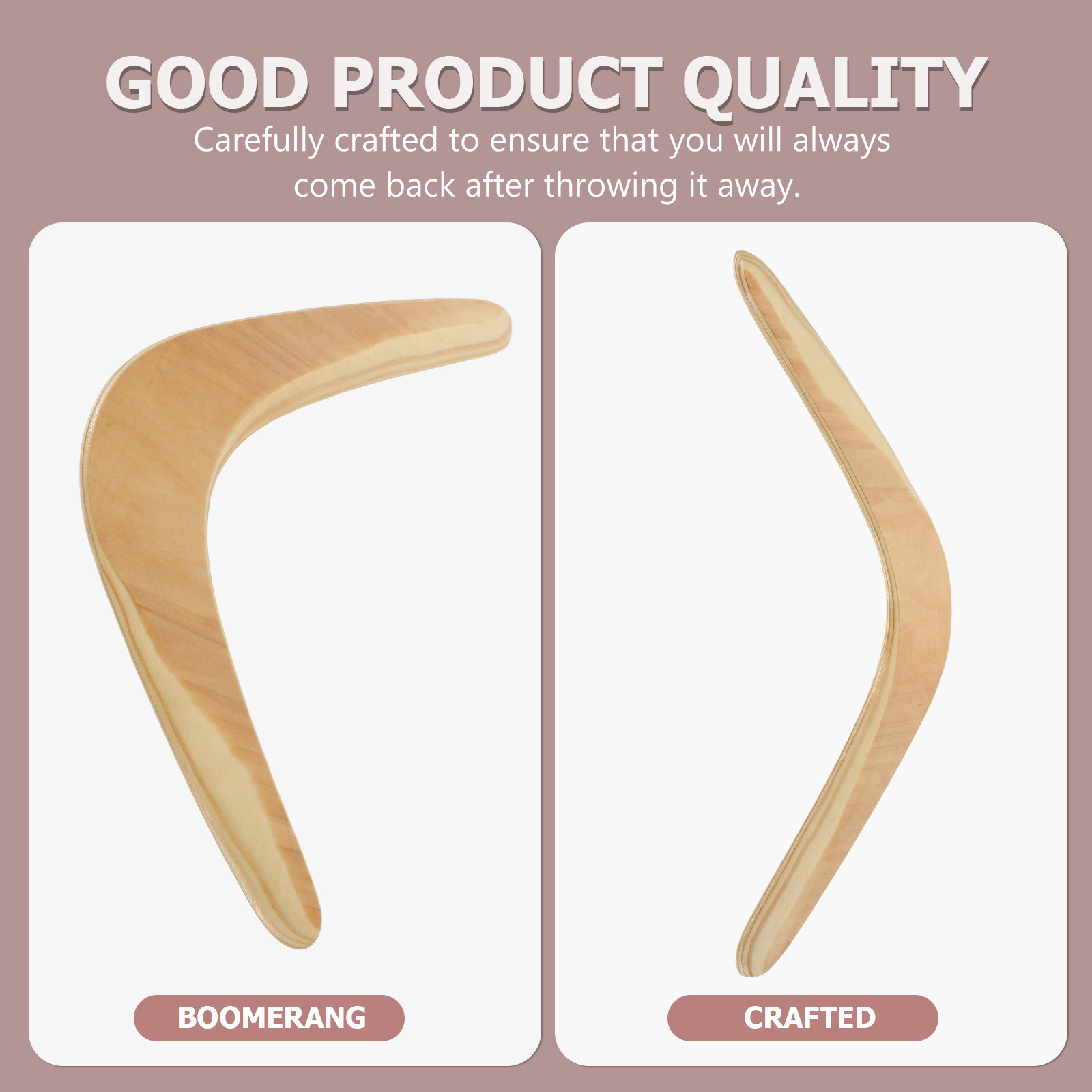 Sports Equipment Kids - 1 Pezzo Boomerang in Legno, Attrezzatura