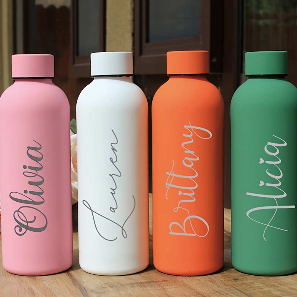 Sports Equipment With Names - Borraccia Termica Personalizzabile Grande in Acciaio