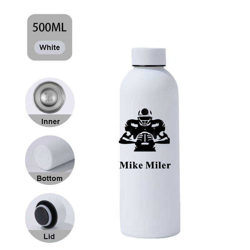 Sports Equipment With Names - Thermos con nome logo personalizzato da