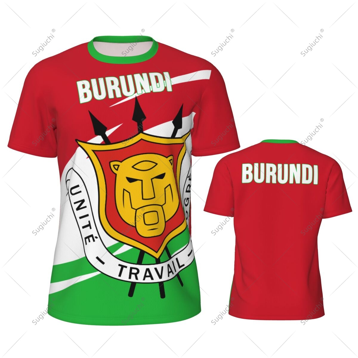 Sports Equipment Jersey - Maglietta sportiva da uomo con bandiera