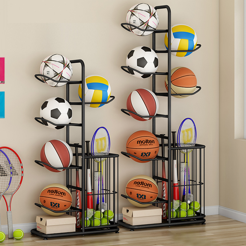 Sports Equipment Holder - Porta Palloni Sportivi Autoportante per Basket,