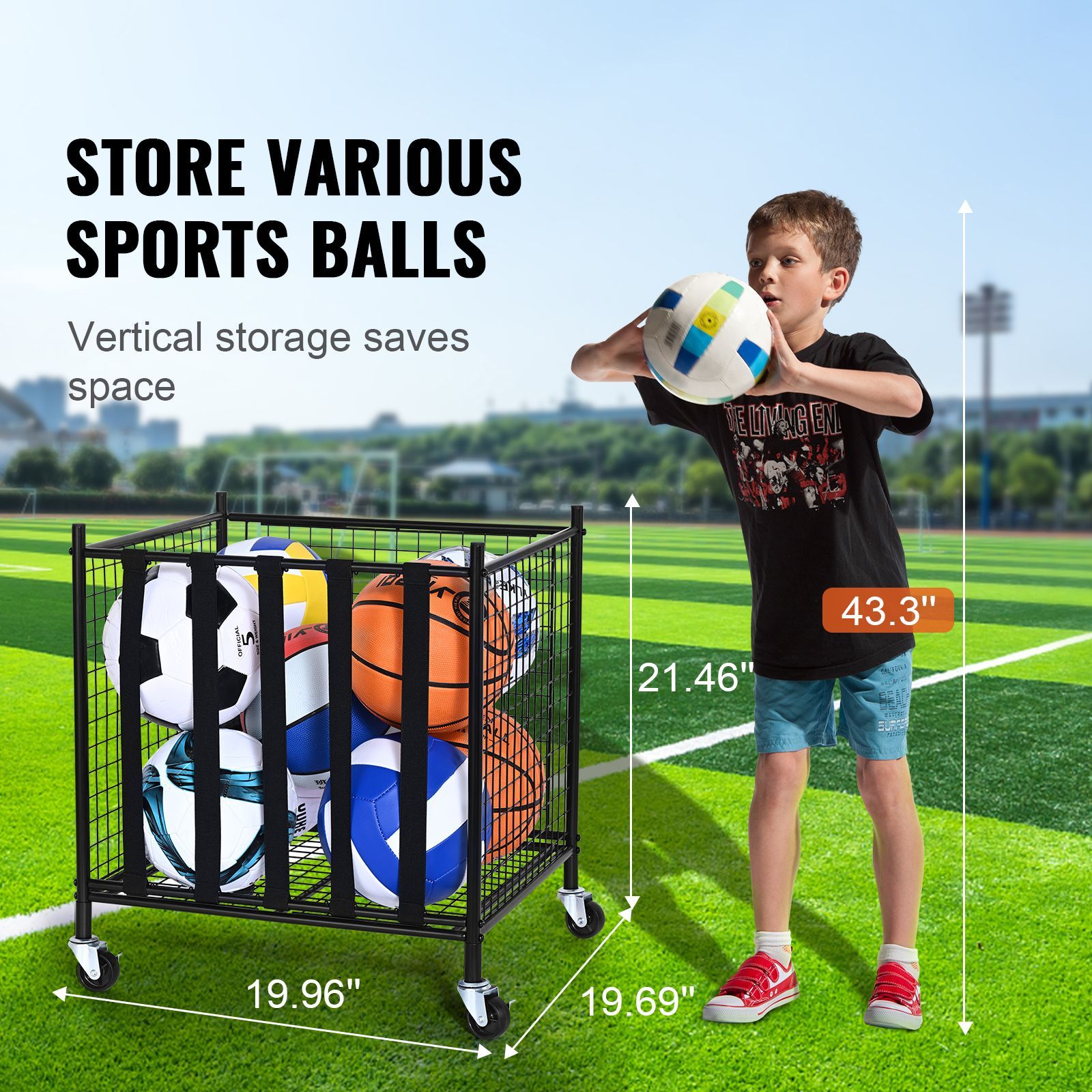 Carrello Porta Palloni Sportiv - Sports Equipment Holder recensione e prezzo
