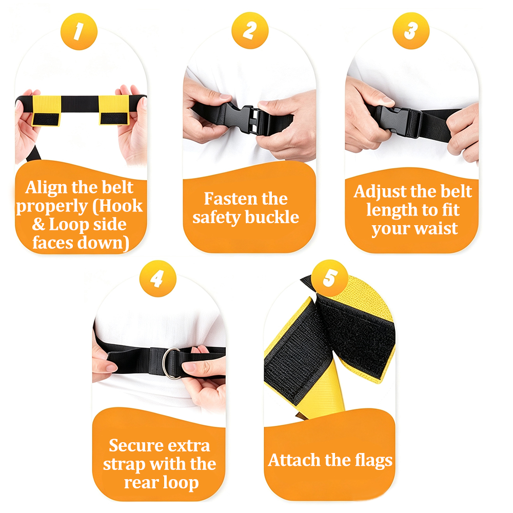 Set di 6 Cinture per Flag Foot - Sports Equipment Kids recensione e prezzo