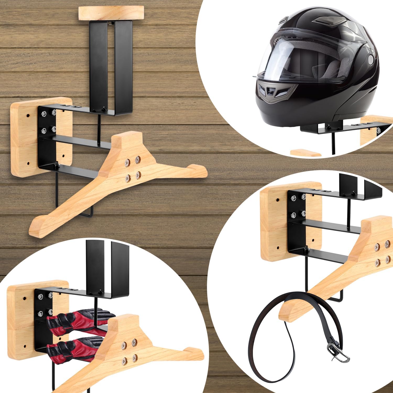 Supporto da parete in legno pe - Sports Equipment Holder recensione e prezzo
