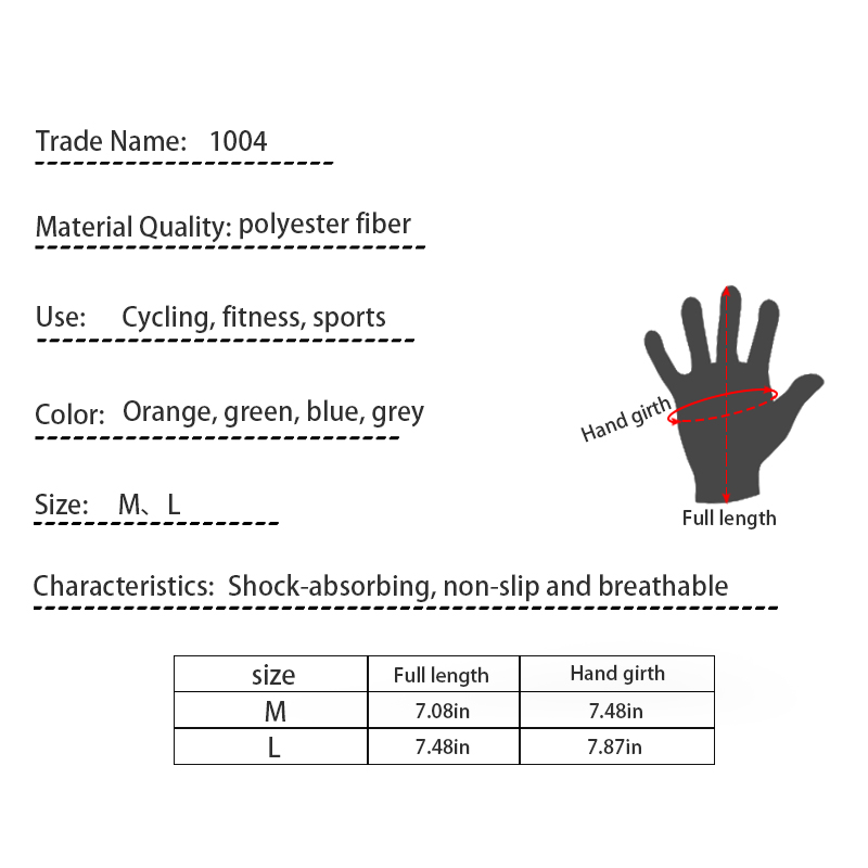 Guanti da ciclismo antiscivolo - Sports Equipment With Names recensione e prezzo