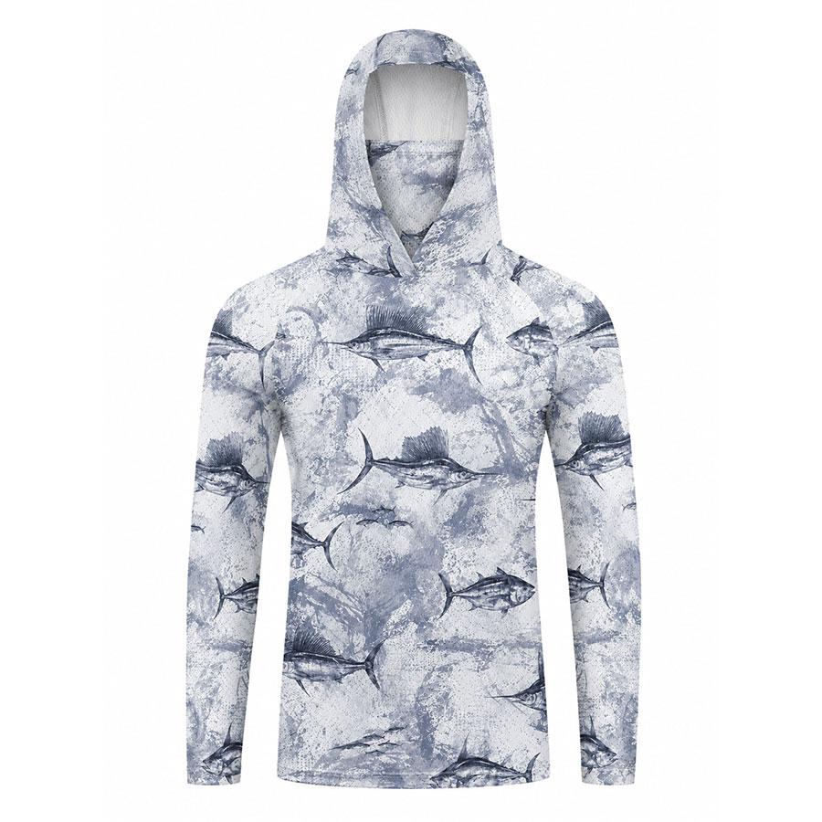 Maglia da Pesca con Cappuccio  - Sports Equipment Jersey recensione e prezzo